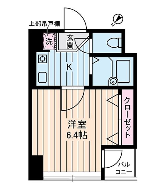 アベニール曙橋 304｜東京都新宿区余丁町(賃貸マンション1K・3階・20.21㎡)の写真 その2