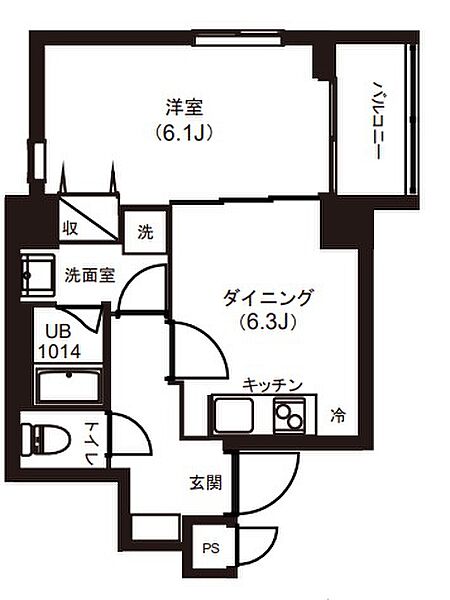 レピュア両国レジデンス 503｜東京都墨田区石原４丁目(賃貸マンション1DK・5階・31.16㎡)の写真 その2