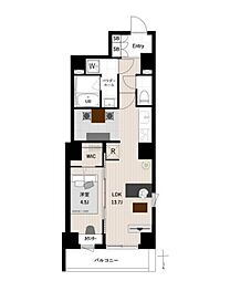 JR総武線 亀戸駅 徒歩5分の賃貸マンション 8階1SLDKの間取り