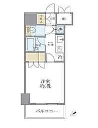 東京メトロ半蔵門線 水天宮前駅 徒歩3分の賃貸マンション 1階1Kの間取り
