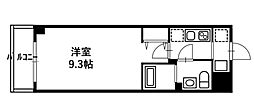 東武亀戸線 小村井駅 徒歩11分の賃貸マンション 5階1Kの間取り