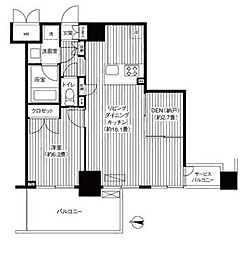 グランハイツ錦糸町 1SLDKの間取図画像