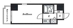 S-FORT錦糸町 1Kの間取図画像