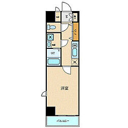 アヴィニティー銀座東 1Kの間取図画像