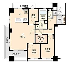 物件の間取り