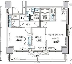 物件の間取り