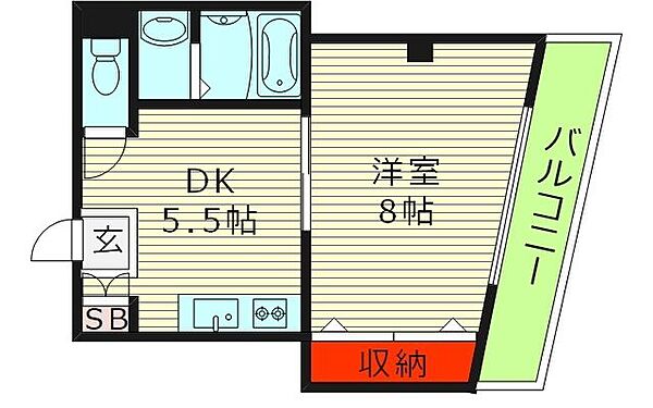 大阪府大阪市城東区諏訪２丁目(賃貸マンション1DK・2階・31.37㎡)の写真 その2