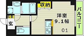 セレブ千林大宮  ｜ 大阪府大阪市旭区大宮４丁目（賃貸マンション1R・4階・25.00㎡） その2