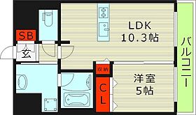 プレサンス玉造駅前  ｜ 大阪府大阪市東成区東小橋１丁目（賃貸マンション1LDK・10階・37.37㎡） その2