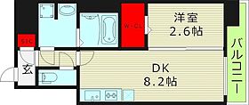 コンフォリア・リヴ南森町II  ｜ 大阪府大阪市北区松ケ枝町（賃貸マンション1LDK・8階・30.44㎡） その2