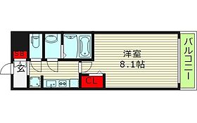 D.Clarest玉造  ｜ 大阪府大阪市東成区大今里西１丁目（賃貸マンション1K・3階・24.62㎡） その2