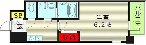 エスリード玉造　THE CLASS ｜大阪府大阪市東成区東小橋１丁目(賃貸マンション1K・8階・21.68㎡)の写真 その2