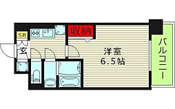 レジュールアッシュ緑橋駅前 1Kの間取図画像