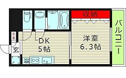 間取図画像 1DK