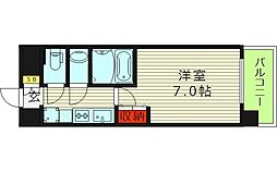 LIVIAZ OSAKA Verite 1Kの間取図画像