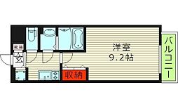 サムティ都島North 1Kの間取図画像