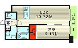 THEPHOERME城北公園 1LDKの間取図画像