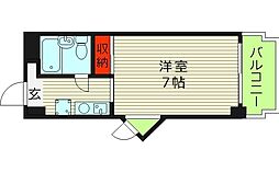 メゾン・ド・シャルジェ 1Kの間取図画像