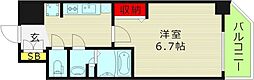 ソルテラス都島テソロ 1Kの間取図画像