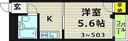 FDS内代 1Kの間取図画像