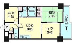 アーバンパーク関目 3LDKの間取図画像