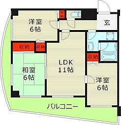 ベルフォーレ 3LDKの間取図画像
