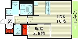 アヴェニール中崎  ｜ 大阪府大阪市北区中崎１丁目（賃貸マンション1LDK・7階・31.85㎡） その2