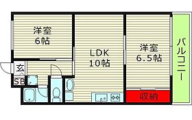 ツダフラット  ｜ 大阪府大阪市鶴見区放出東２丁目（賃貸マンション2LDK・6階・47.43㎡） その2