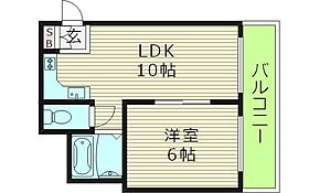 ヴィラナリー浜  ｜ 大阪府大阪市鶴見区浜５丁目（賃貸マンション1LDK・2階・30.00㎡） その2