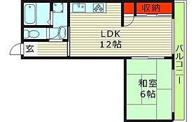 高殿マンション  ｜ 大阪府大阪市旭区高殿２丁目（賃貸マンション1LDK・4階・38.00㎡） その2