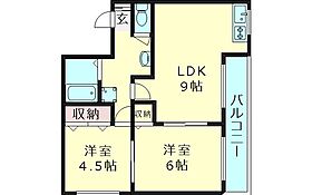 清水ハイツ  ｜ 大阪府大阪市旭区高殿６丁目（賃貸マンション2LDK・2階・38.00㎡） その2