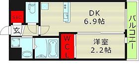 セレニテ十三ミラク 1004 ｜ 大阪府大阪市淀川区十三本町２丁目4-14（賃貸マンション1DK・10階・25.44㎡） その2