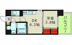 ビガーポリス528滝川公園III  ｜ 大阪府大阪市北区天満３丁目（賃貸マンション1DK・4階・27.33㎡） その2