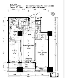 ガレリアグランデ 2LDKの間取図画像