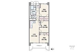 間取図画像 3LDK