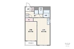 間取図画像 1LDK