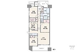 間取図画像 3SLDK