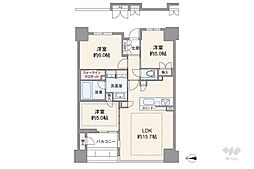 間取図画像 3LDK