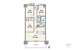 間取図画像 3LDK