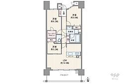 間取図画像 3LDK