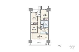 間取図画像 3LDK