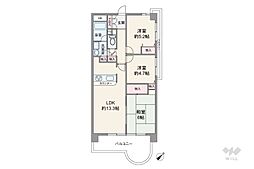モンテベルデ東梅田 3LDKの間取図画像