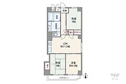 間取図画像 3LDK