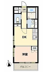 間取図画像 1DK
