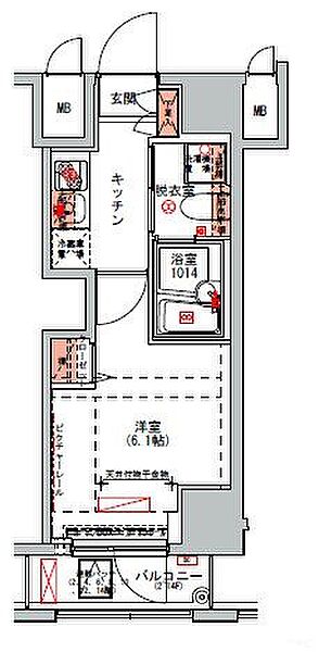 ハーモニーレジデンス山手大塚#002 902｜東京都豊島区北大塚２丁目(賃貸マンション1K・9階・20.46㎡)の写真 その2