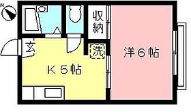 カームハイツA 103 ｜ 東京都八王子市堀之内２丁目26-17（賃貸アパート1DK・1階・24.00㎡） その2