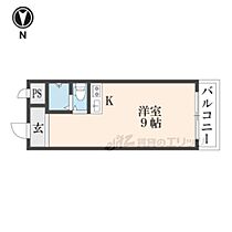 田中ビル 407 ｜ 大阪府枚方市東田宮１丁目（賃貸マンション1R・4階・18.50㎡） その2