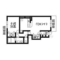 大阪府枚方市出屋敷元町１丁目（賃貸アパート1LDK・1階・48.19㎡） その2