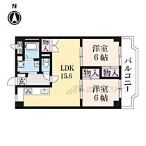 大阪府枚方市星丘３丁目（賃貸マンション2LDK・3階・57.96㎡） その2