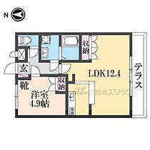 奈良県奈良市宝来町（賃貸アパート1LDK・1階・41.25㎡） その2